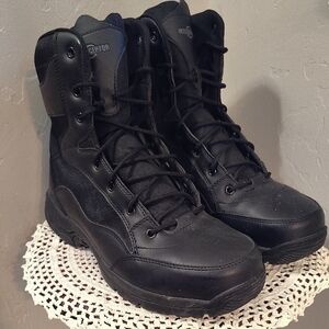 Interceptor Black Lace Up Boot Mens Size 12 Steel Toe Work Boot